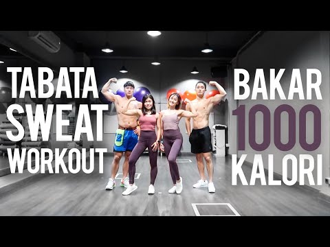BAKAR 1000 KALORIMU! TABATA WORKOUT with KOREAN TRAINER