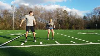 DL Vertical 1/4 Turn Jump + Partner Push Single Response