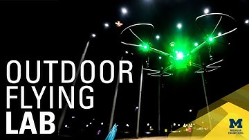 M-Air Net: Outdoor lab for flying drones and autonomous aerial vehicles