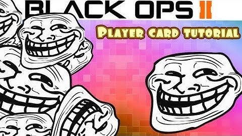 Black ops 2 - Troll Face Emblem Tutorial