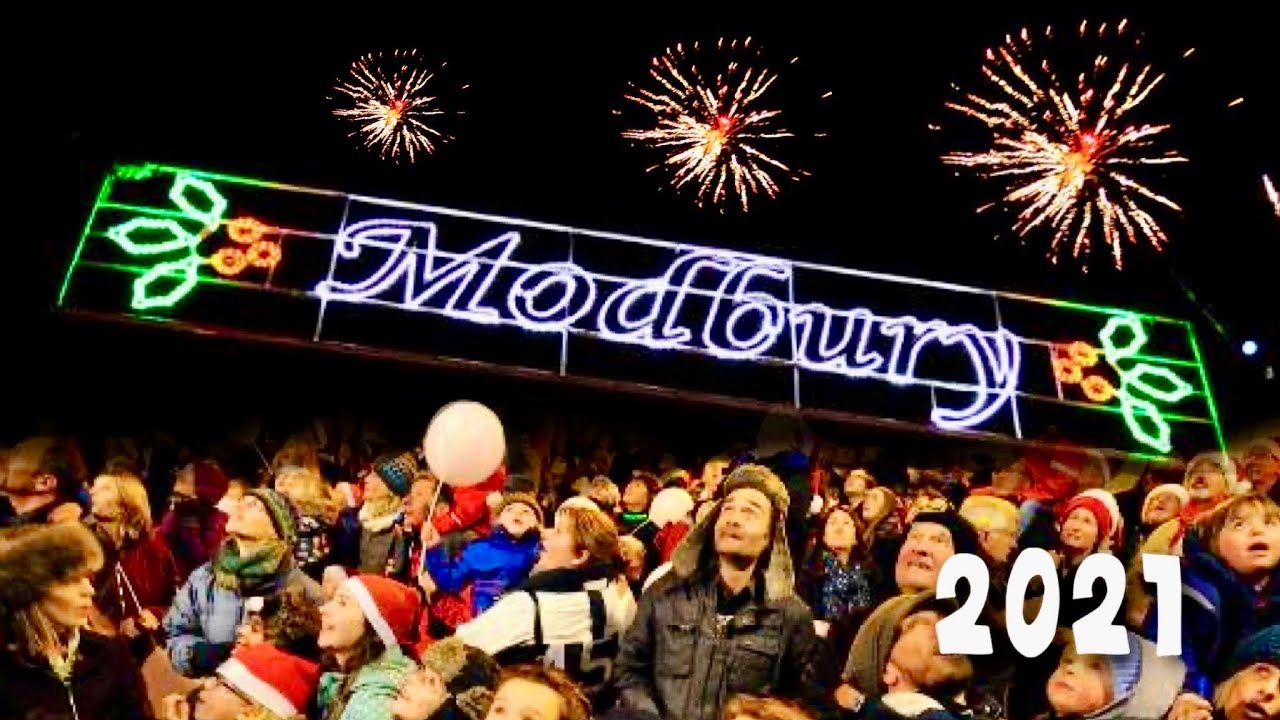 The Modbury Christmas Lights Switch On IS BACK!! 2021 Devon South