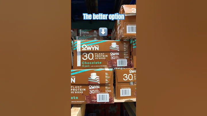 The better option protein drink ! #protein #drink #onlywhatyouneed #owyn