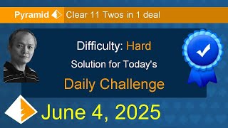 Microsoft Solitaire Collection: Pyramid - Hard - June 4, 2025