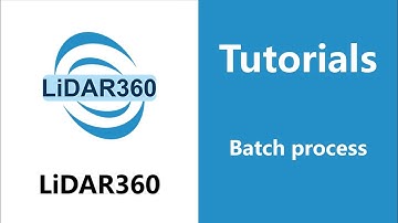 LiDAR360 (V7) - Batch process | Platform