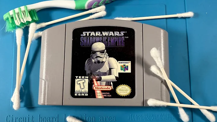 ASMR Cleaning & Restoring N64 Star Wars | Satisfying Retro Cartridge Restore