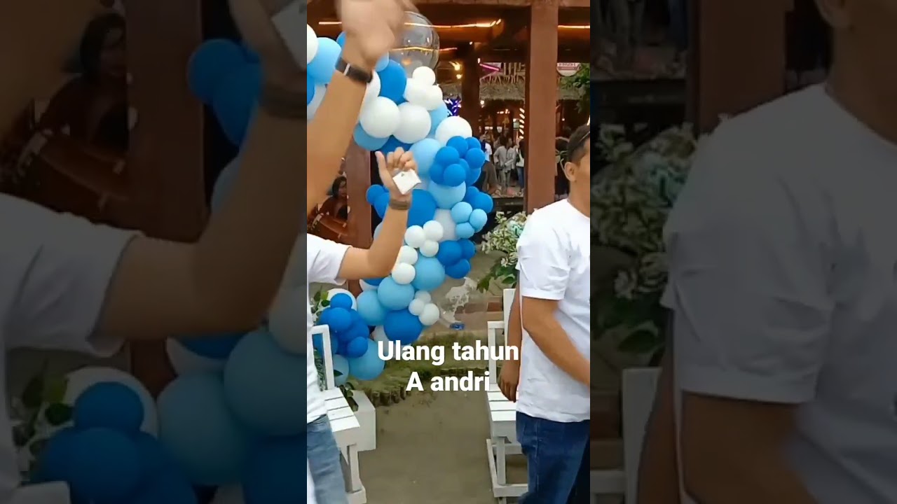 Ulang Tahun A Andri Di Pangandaran pangandaran jawabarat YouTube