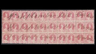 Classic Commonwealth stamps in blocks. Lots 359, 859 and 860 - CSA March 2024