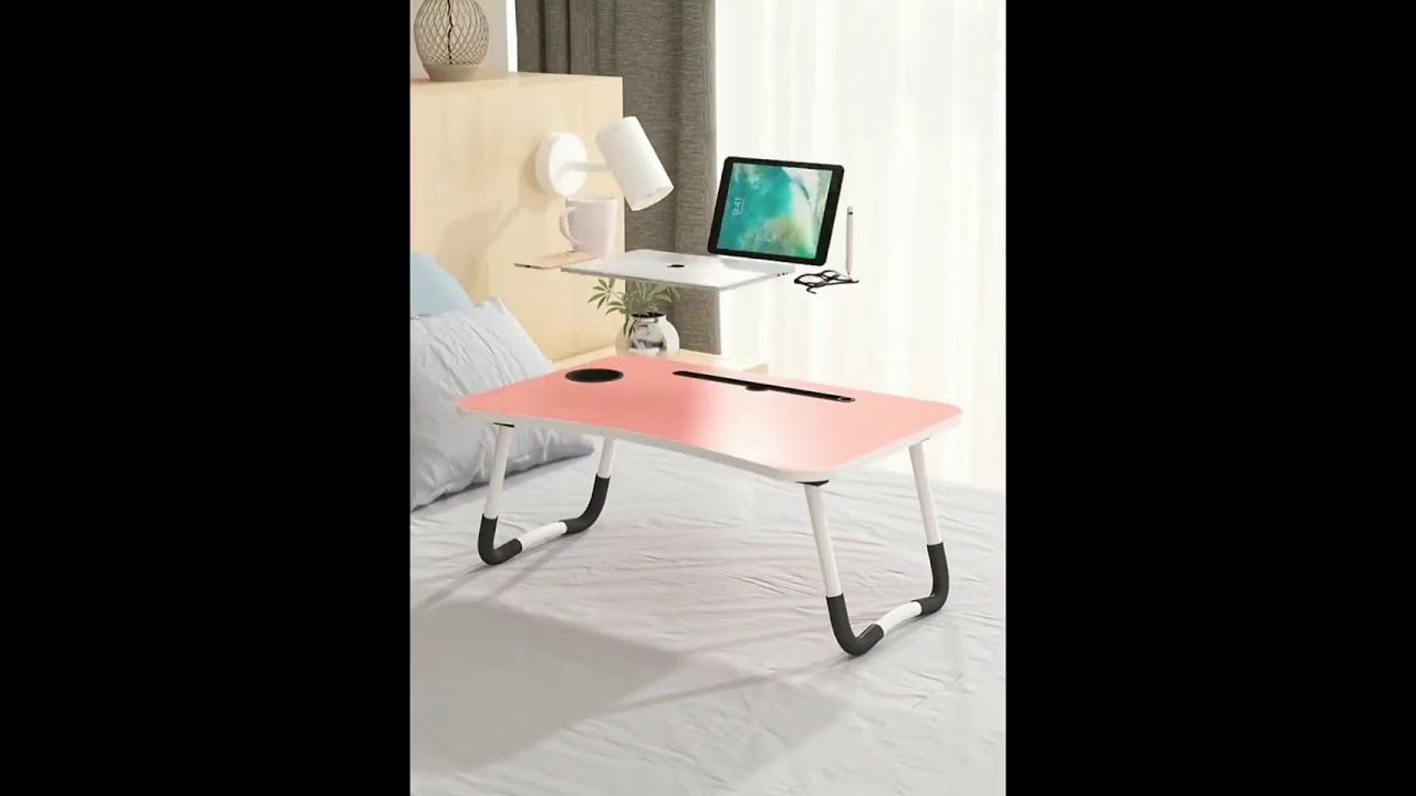 Laptop table desk tray table YouTube