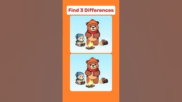 Only 6% Genius Can Spot 3 Differences 🥸 #findthedifferences #quiz #spotthediference