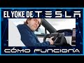 Cómo funciona el Yoke de Tesla | 85% estético - 15% práctico