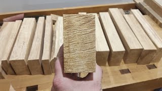 069 Preparing planemaking billets out of spalted pear