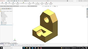 Solidworks Beginner Tutorials Exercise no 1 | Solidworks 2021