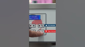 Viscosity Adjustment on (Machine 6235C for Açai & Soft Serve)