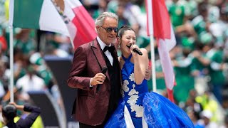 ANDREA BOCELLI & EJAE Live performance at The FIFA World Cup Opening Ceremony 2026