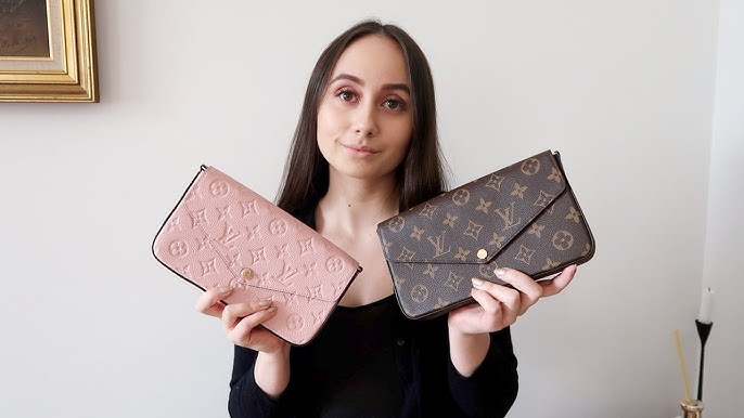 Louis Vuitton Felicie Pochette in Rose Poudre