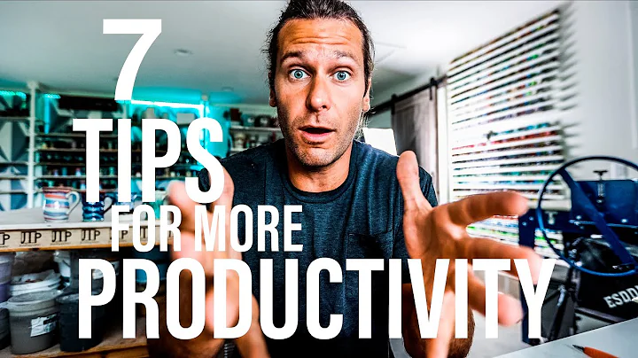 7 Ways to Be More PRODUCTIVE and CREATIVE!
