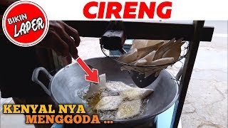 KENYAL DAN GURIH !! CIRENG ENAK DI COCOL SAUS KACANG - INDONESIAN BANDUNG STREET FOOD