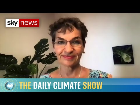 Christiana Figueres: UK needs to follow US in tackling climate crisis.