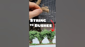 The Easiest DIY Bushes for Dioramas & Wargaming Terrain!