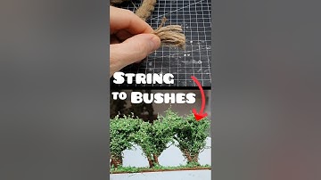 The Easiest DIY Bushes for Dioramas & Wargaming Terrain!