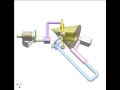 Mechanism for drawing intersection of cone and cylinder 2