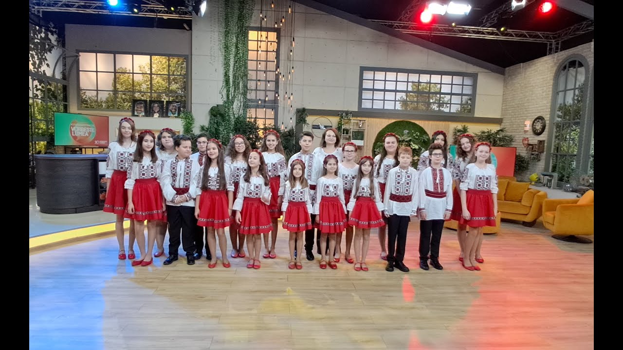 Corul Allegretto - Imnul României, „Deşteaptă-te, române”, la emisiunea „Vorbește lumea”, ProTV