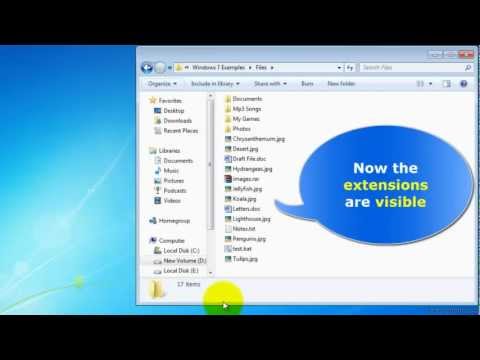 How to show file name extensions in windows 7 hqdefault