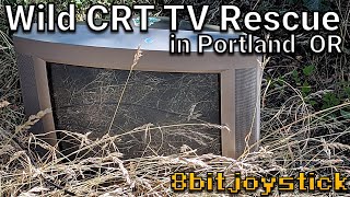 Rescuing an abandoned CRT TV for retro gaming!