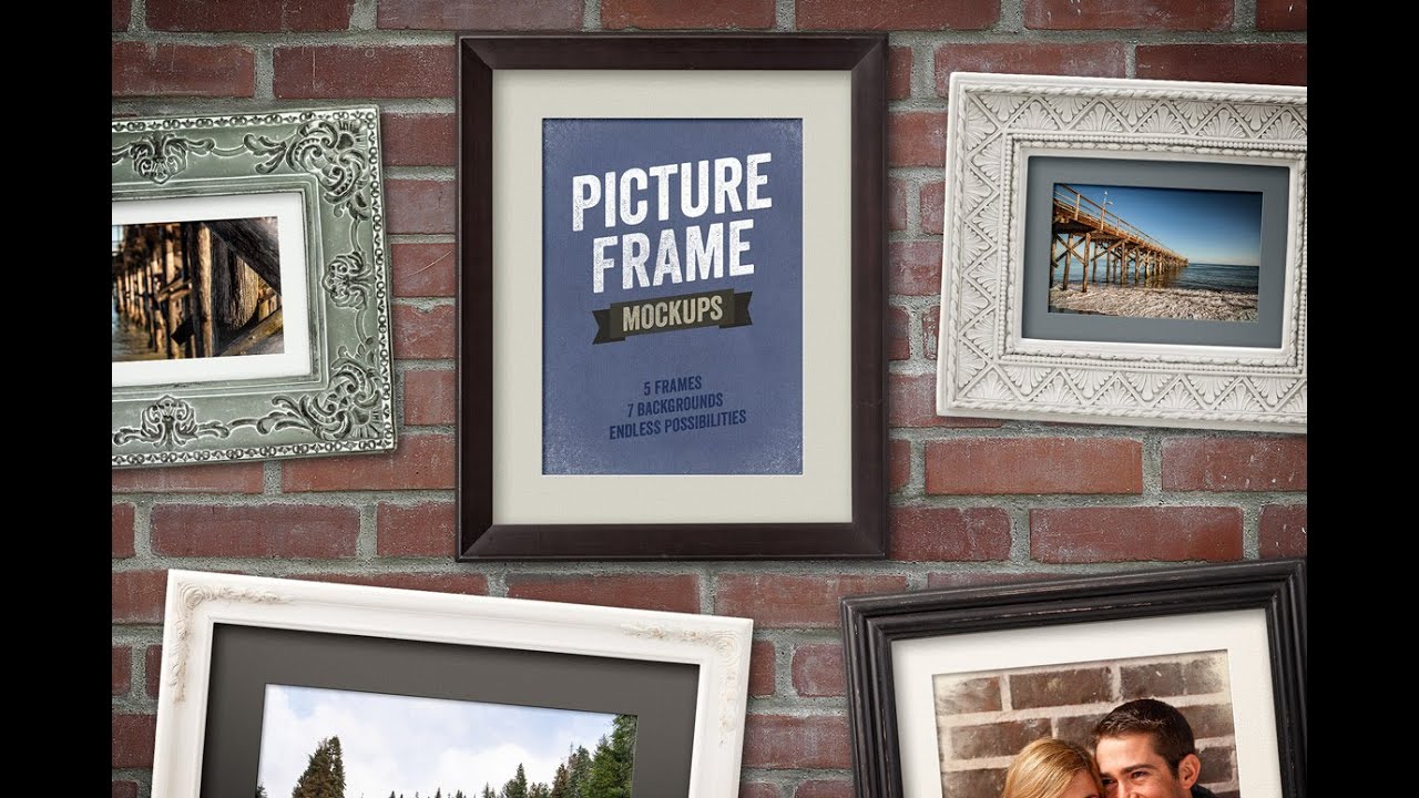 Download How to Use Picture Frame Mockups in Photoshop - YouTube