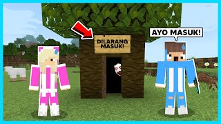 MIPAN & ZUZUZU Menemukan Pintu Yang Mengerikan! ISI NYA SEREM - Minecraft Survival