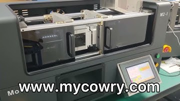 Fully electric mini injection molding machine.