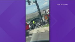 Chinden Road gridlocked in Boise after two-vehicle crash