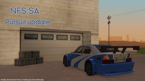 NFS:SA | How pursuit update feels like