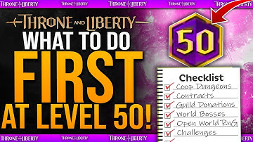 Do this when you HIT LEVEL 50 - Best Guide // What to do FIRST at lvl50 in Throne & Liberty
