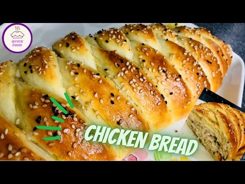 Bakery Style Chicken Bread Recipe by Quick Food Official - Soft & Tasty Creamy Chicken Bread Recipe