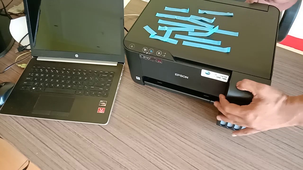 Unboxing Printer Epson L3110 dan Pengisian Tinta