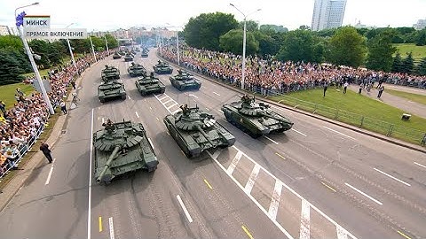 В Минске прошёл военный парад, посвященный 80 й годовщине освобождения Беларуси