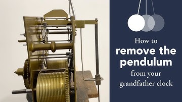 How To Remove a Grandfather Clock Pendulum