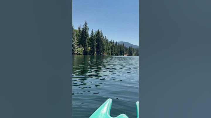 Stuck in the middle of Lake Siskiyou on a paddle board 🤣