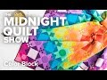 Color Block Drunkard's Path Quilt (When the kids are away...) | Midnight Quilt Show