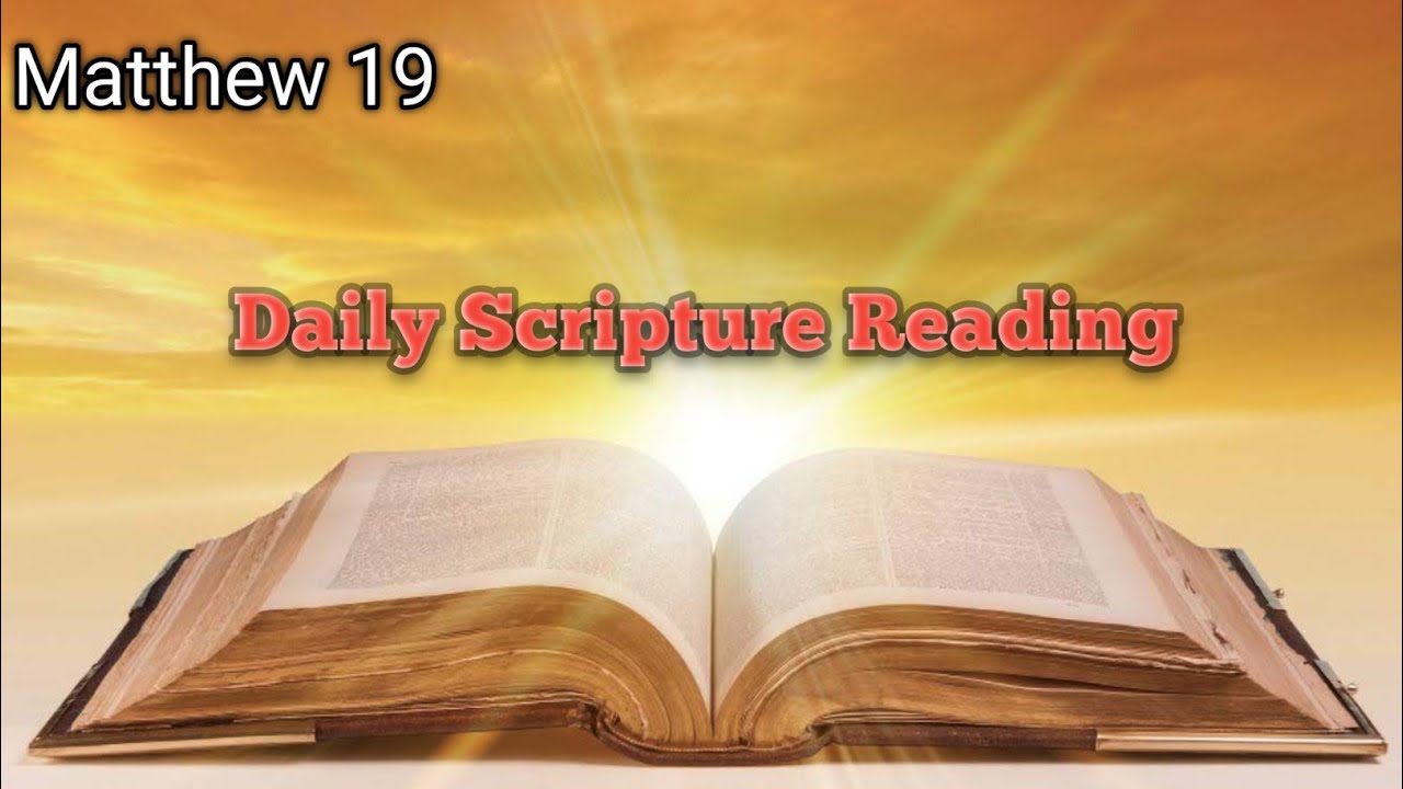 Daily Bible Reading 2023 In English Matthew Chapter 19 YouTube daily-bible-reading-2023-in-english-matthew-chapter-19-youtube
