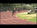 Grace barnett of waccamaw breaks the schsl 800m class 2a girls record at 2012 track