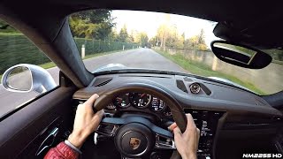 POV Drive in a 2016 Porsche 991.2 Turbo S - OnBoard Engine Sound