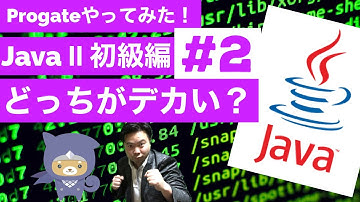 Java Ⅱ 学習編：2 どっちが大きいでショー 😁✨比較演算子2【Progateやってみた】