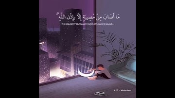 رعد محمد الكردي _ حالات واتس اب دينية _ سورة التغابن _ ما أصاب من مصيبة إلا بإذن الله.....