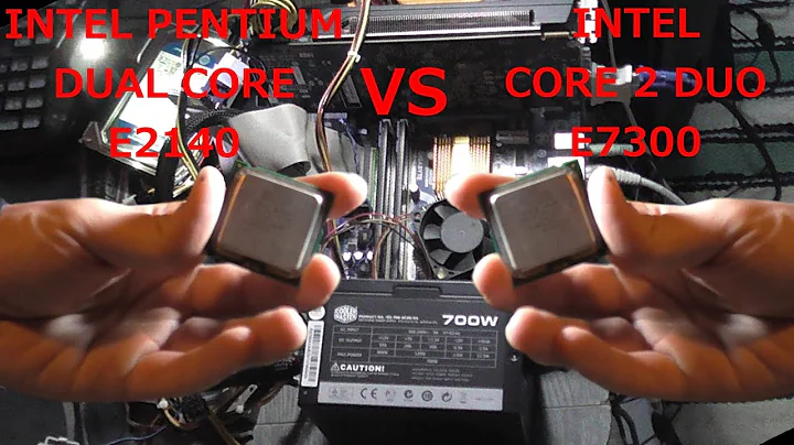 Leistungstest: Intel Pentium Dual-Core E2140 vs. Core 2 Duo E7300