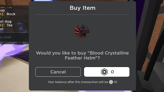 Sniping Blood Crystallime Feather Helm