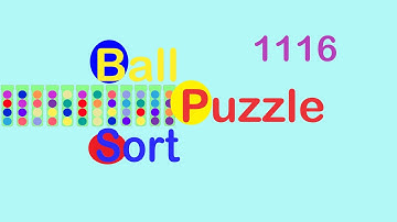 Ball Sort Puzzle Level 1116 🎯No Extra Tubes😂Game Walkthrough😘  #Stay Home And Fun Play #WithMe