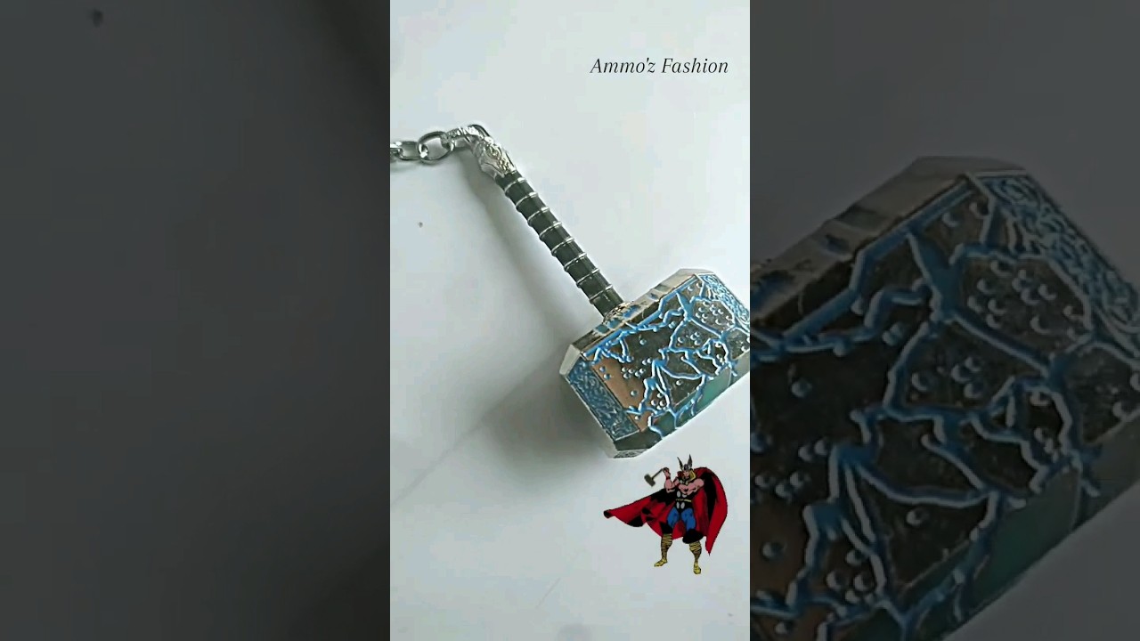 Thor Hammer Keychain 