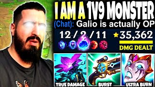 MY NEW GALIO BUILD IN SEASON 14 MADE ME A 1V9 CARRY MONSTER (INSANE DAMAGE) - MY FOOD ADVENTURES #03